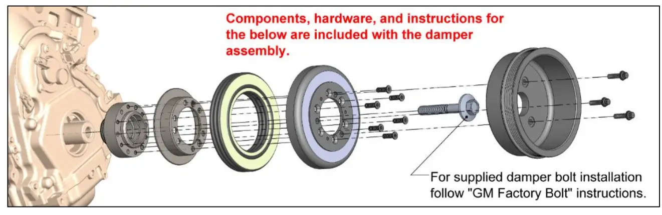 20-180BK Complete Holley Mid Mount Accessory Drive Kit - fig 15