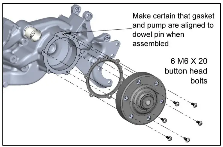 20-180BK Complete Holley Mid Mount Accessory Drive Kit - fig 16