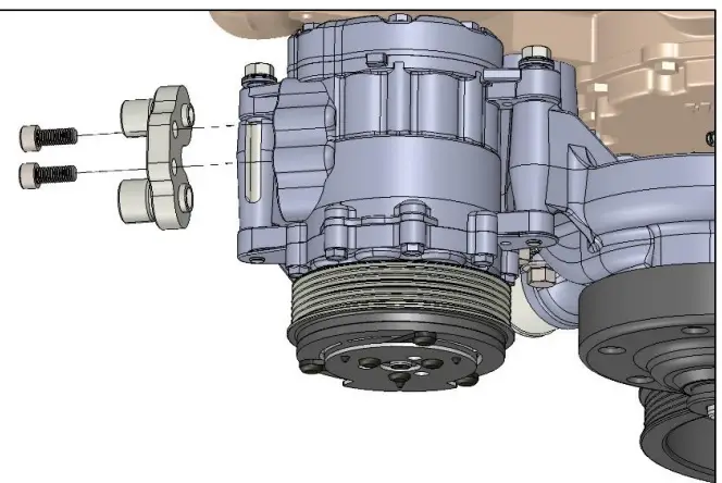 20-180BK Complete Holley Mid Mount Accessory Drive Kit - fig 4