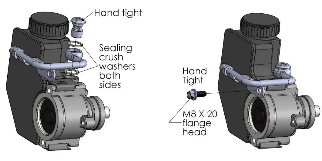 20-180BK Complete Holley Mid Mount Accessory Drive Kit - fig 8
