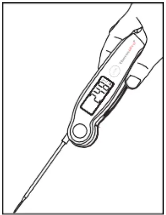 COMARK P19W Folding Thermometer-2