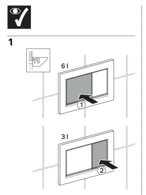 GEBERIT Omega20, Omega30 Plates for Wall Hung-fig6