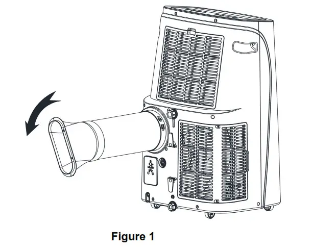 EREONIC Portable Air Conditioner - Install the heat pipe