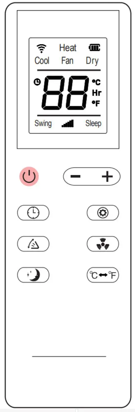 EREONIC Portable Air Conditioner - REMOT