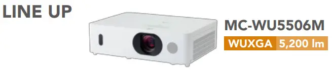 Maxell MC-WU5506M LCD Projector - LINE UP