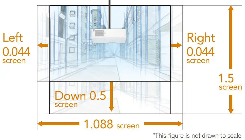 Maxell MC-WU5506M LCD Projector - Lens Shift