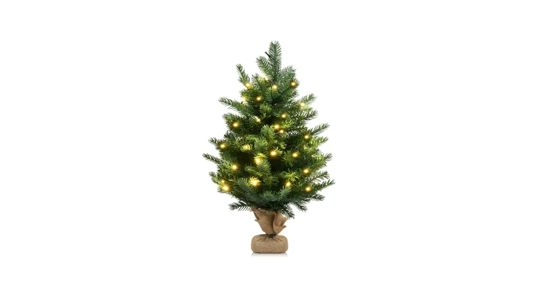 Somogyi Elektronics Us-2m22048 Half Artificial Christmas Tree With Integrated Led Lights Instruction Manual