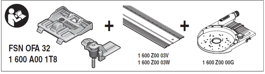 BOSCH OFA 32 Router Guiderail System FIG (1)
