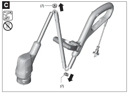 BOSCH EasyGrassCut Electric Grass Trimmer Instruction fig 16