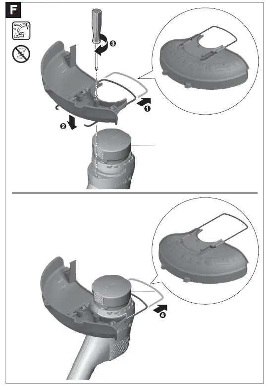 BOSCH EasyGrassCut Electric Grass Trimmer Instruction fig 19