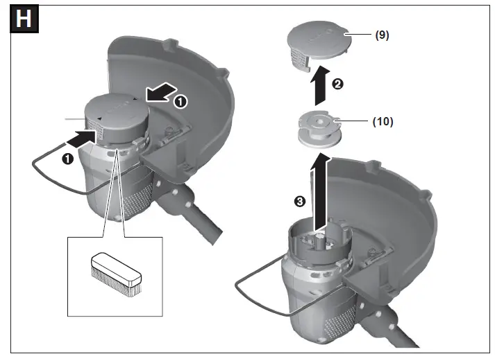 BOSCH EasyGrassCut Electric Grass Trimmer Instruction fig 21