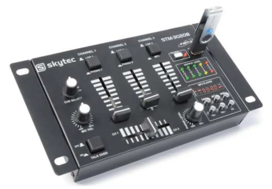 skytec STM-3020B 6-Channel DJ Mixer