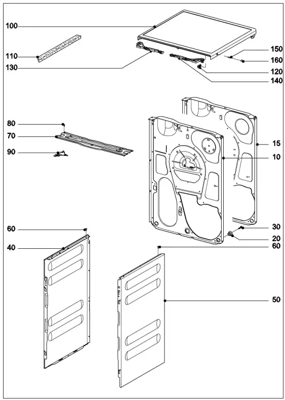 Side Panel Rear panel