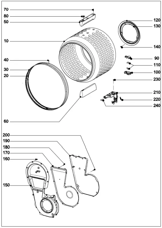 Drum Bearing Rear Sensor