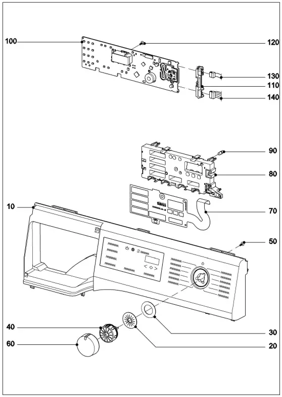 Fascia Panel Control Electr.Unit