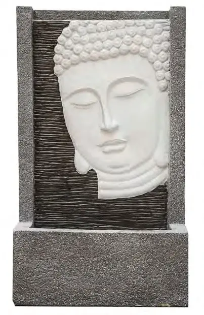 xbrand BDFTN2314 Buddah Face Fountain -