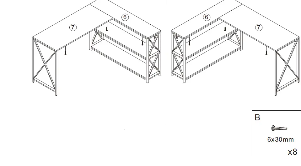 Tribesigns-HD-AW2272-Reversible-L-Shaped-Desk-White-Wood-Corner-Computer-Desk- (7)