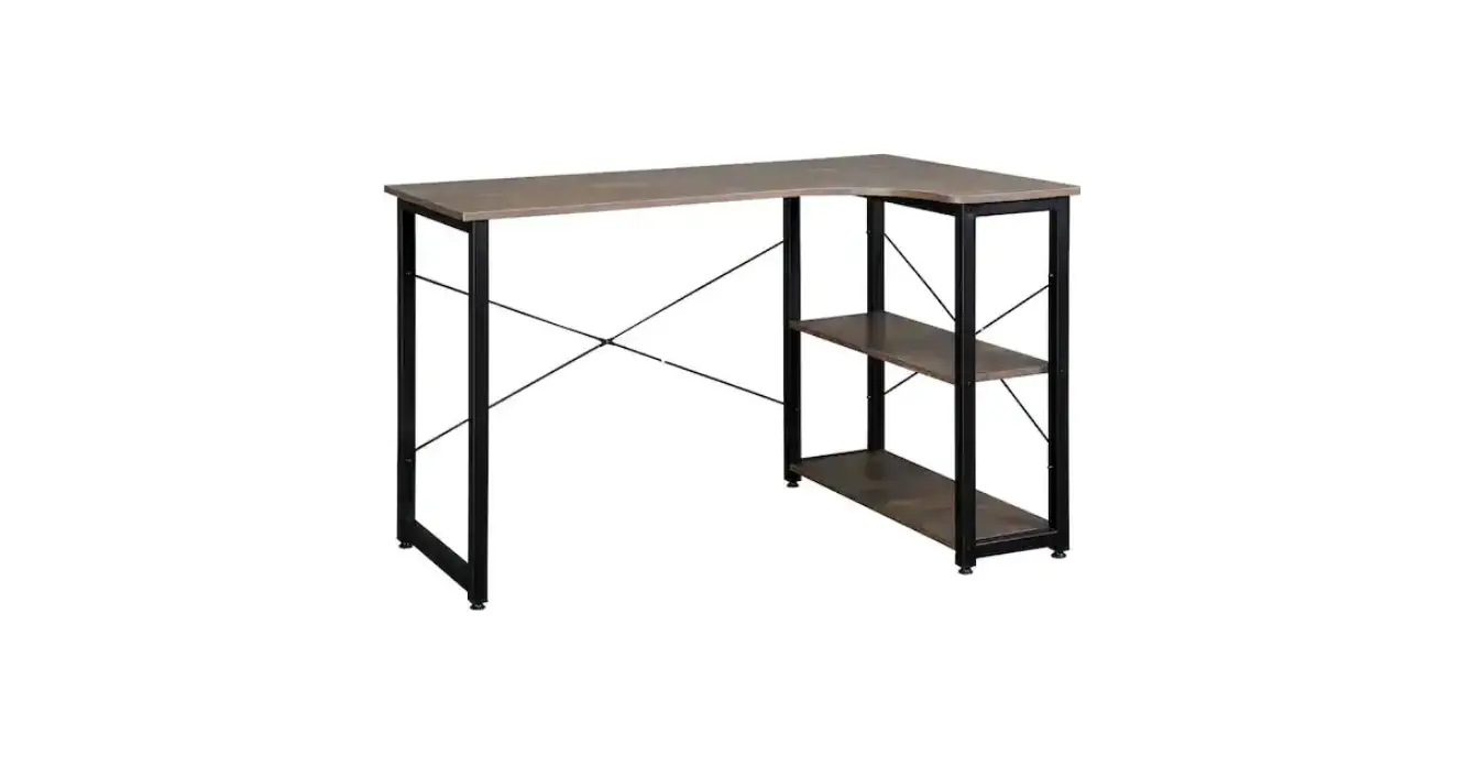 Tribesigns Hd-aw2272 Reversible L-shaped Desk White Wood Corner Computer Desk Instruction Manual