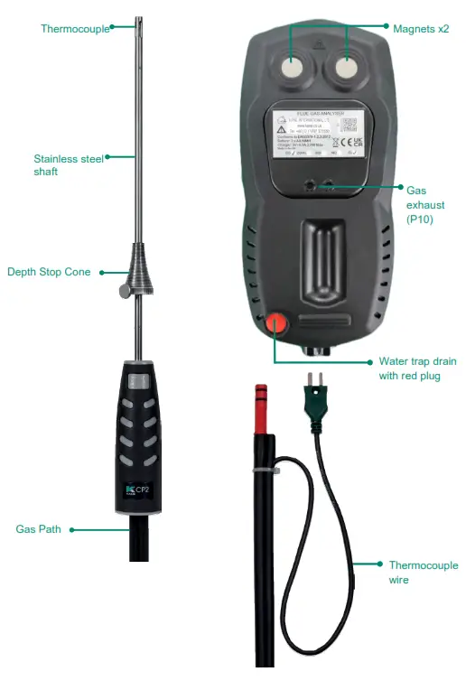 UEI KANE958 Flue Gas Analyser - fig 4