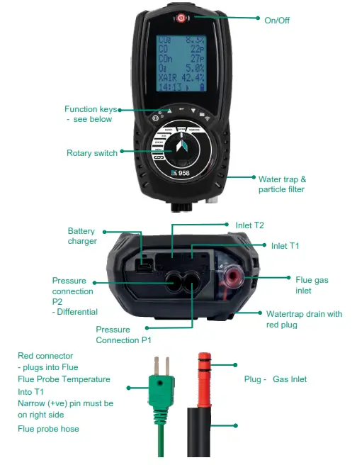 UEI KANE958 Flue Gas Analyser - icon 11
