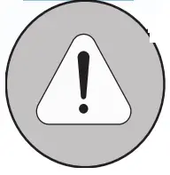 BRISTAN OPS BAS C D1 Opus Chrome Basin Mixer Tap Instruction Manul Warning Icon