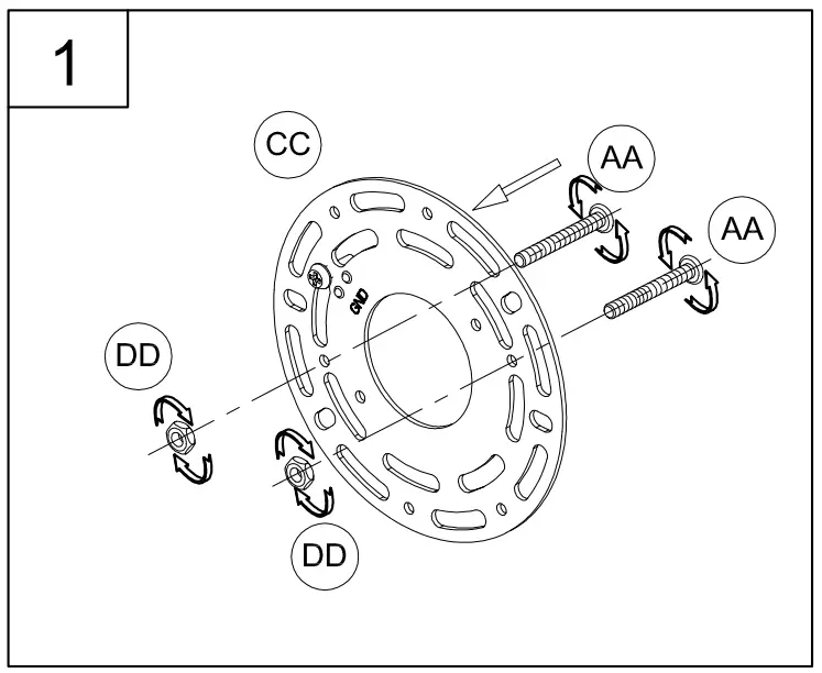 PROGRESS LIGHTING P350219Delayne 16 in. 5-Light Matte Black Semi-Flush Mount Light with Etched Glass Shades - fig 2