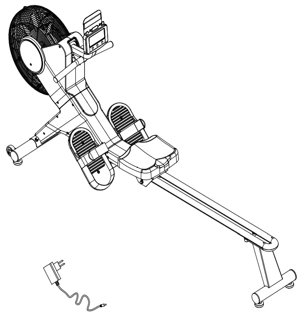 SUNNY SF-RW5983 Carbon Premium Air Magnetic Rowing Machine