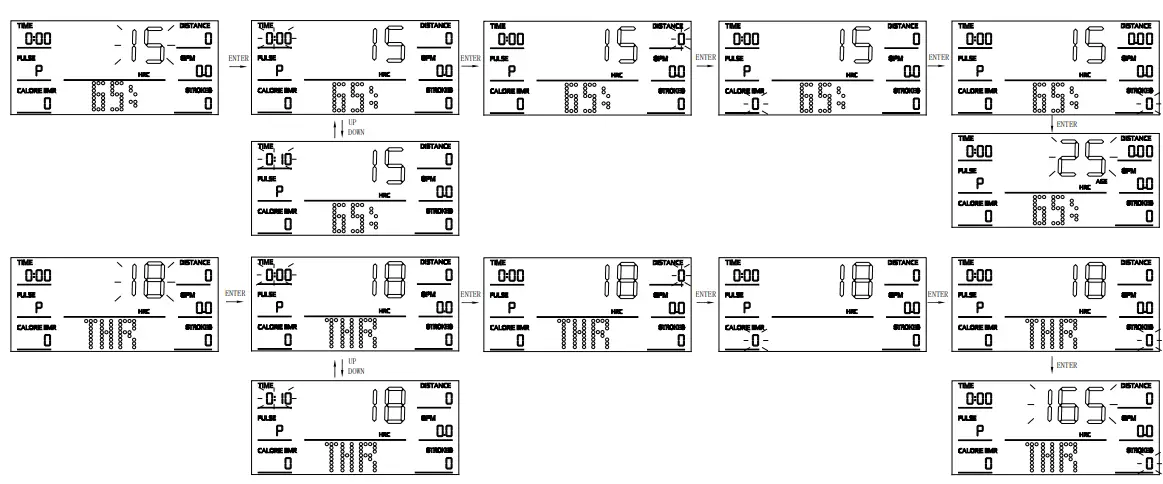 SUNNY SF-RW5983 Carbon Premium Air Magnetic Rowing Machine  h.r.c mode (program 15-18)