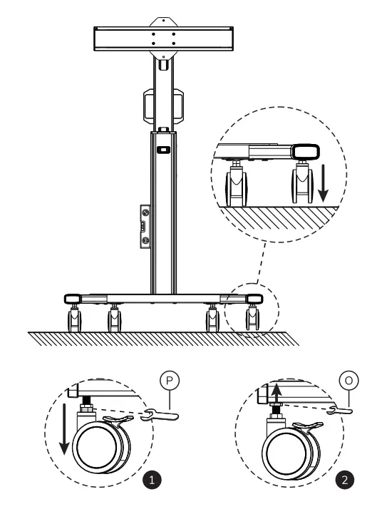 Neomounts FL50S 825BL1 Select Floor Stand-fig10