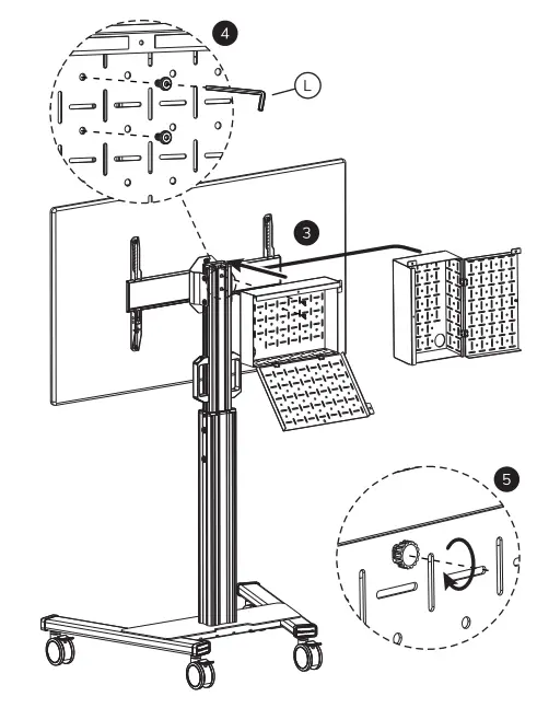 Neomounts FL50S 825BL1 Select Floor Stand-fig18