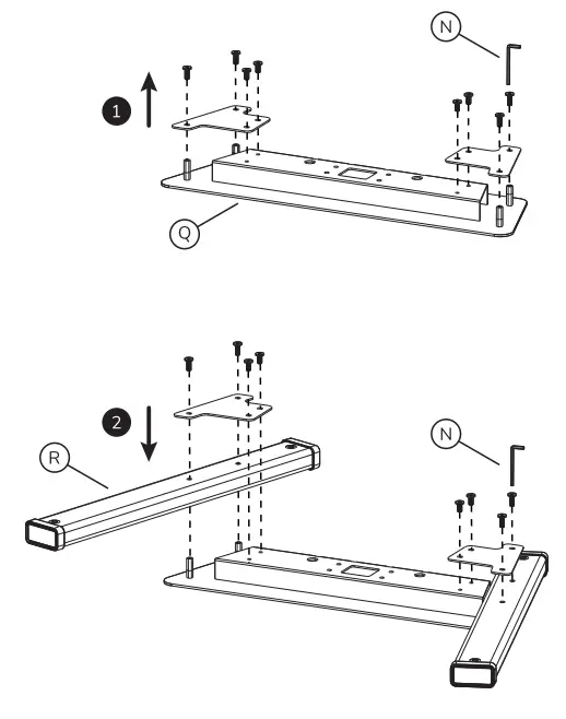 Neomounts FL50S 825BL1 Select Floor Stand-fig2