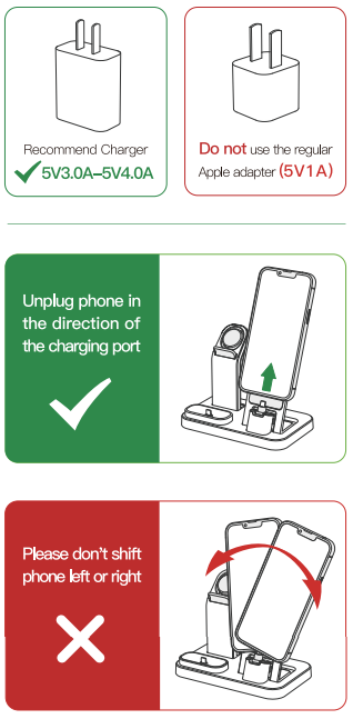 Chargers A9-RJR-B 3 In 1 Charging Station-fig11