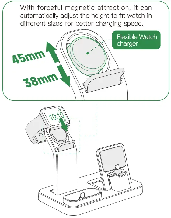 Chargers A9-RJR-B 3 In 1 Charging Station-fig9