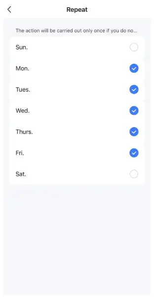 Specific Times Scheduling