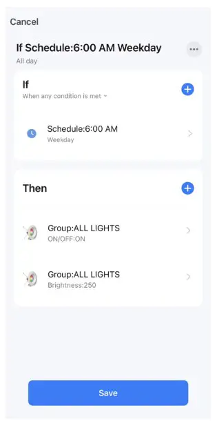 Specific Times Scheduling