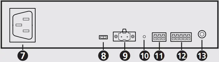 ATEN AP106 1 x 60W Mono Hi-Z Power Amplifier A02