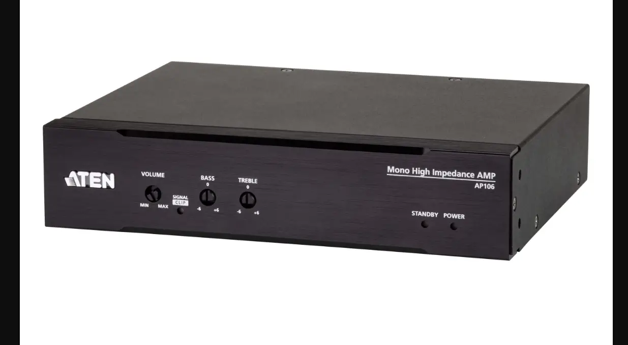 Aten Ap106 1 X 60w Mono Hi-z Power Amplifier User Guide Aten Ap106 1 X 60w Mono Hi-z Power Amplifier User Guide