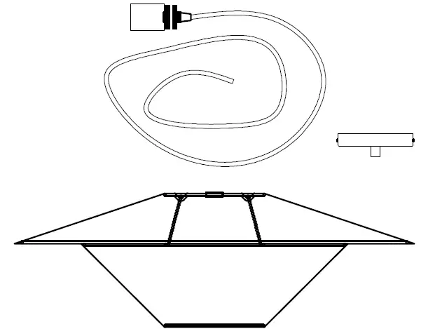 Dainolite-PSO-241P-Poseidon-Black-Modern-Contemporary-Cone-Pendant-Light-FIG-1