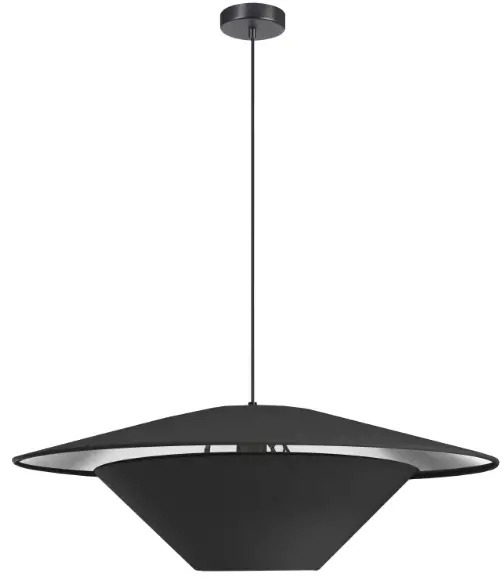 Dainolite-PSO-241P-Poseidon-Black-Modern-Contemporary-Cone-Pendant-Light-PRODUCT
