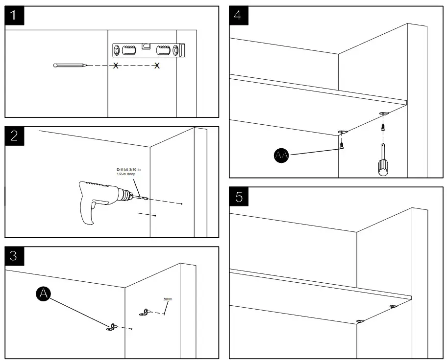 PROJECT SOURCE 32788NKHLG Nickel Shelf Bracket - 2