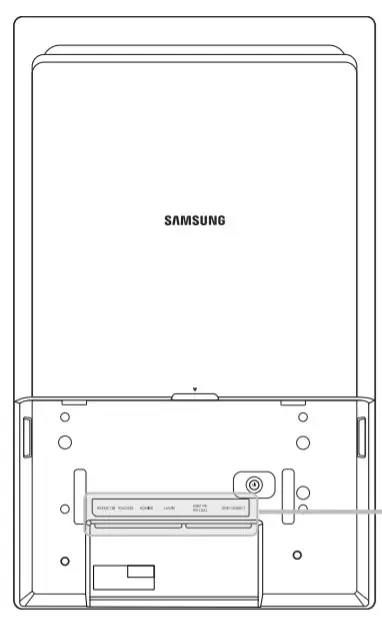 SAMSUNG KM24A Full Interactive Touch Display - port1