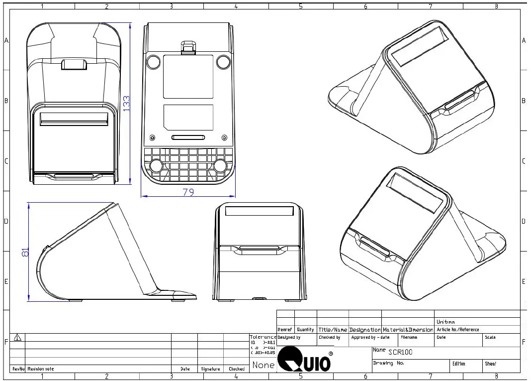 QUIO QU-CR-100 Chip Card Reader 2