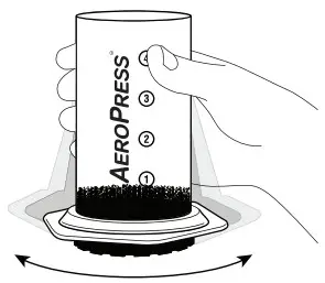 AEROPRESS Hod and Cold Brew Coffee Maker - Shake to level