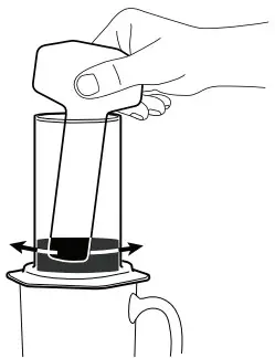 AEROPRESS Hod and Cold Brew Coffee Maker - hot brewing