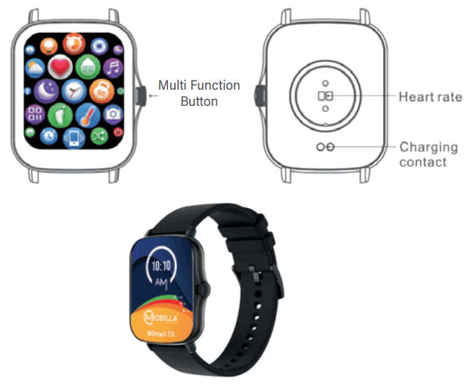 MOBILLA MSMART 70 Smartwatch - fig