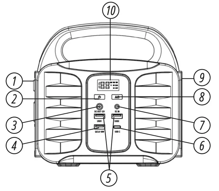 KONNER SOHNEN KS 100PS Portable Power Station - fig 1
