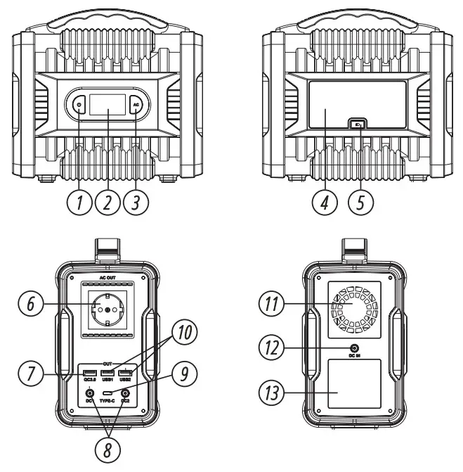 KONNER SOHNEN KS 100PS Portable Power Station - ifig 2