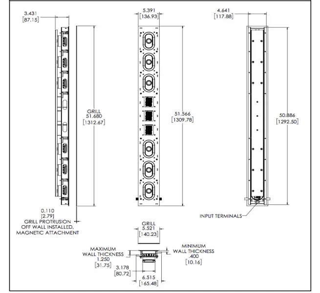 P6i Dimensions Continued