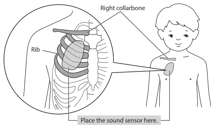 OMRON (HWZ-1000T-E Wheeze Detector WheezeScan - 8