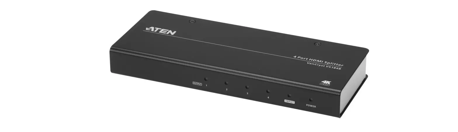 Aten Vs182b / Vs184b 2/4-port True 4k Hdmi Splitter User Guide